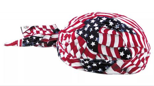American flag zan headgear flydanna motorcycle biker headwrap doo rag z265 nwt