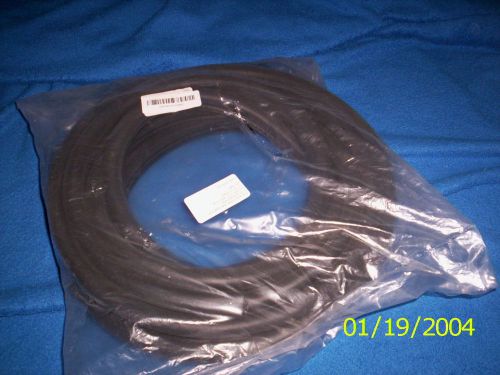25&#039; roll of automobile door trim rubber seal large bulb   black new