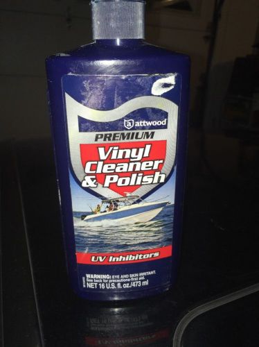 Attwood premium marine / boat vinyl cleaner &amp; polish cleans &amp; restores hq new