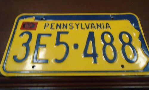 Pennsylvania dealer license plate