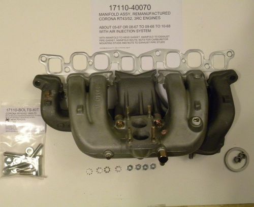 Toyota corona rt43/52 refurbished manifold assembly 17110-40070 for 3rc 1968