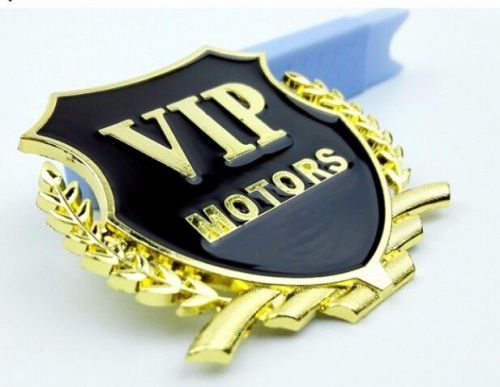 2pcs car vip sticker decal badge sticker