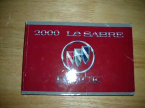 2000 buick le sabre lesabre owners manual