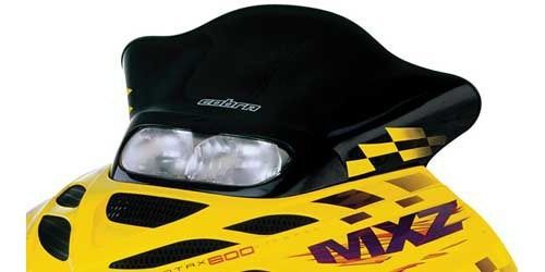 Cobra 13.5 black/yellow windshield ski-doo grand touring 800/v-1000 2001-2003