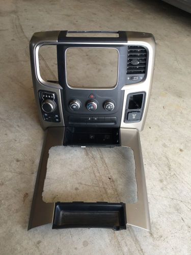 2013 2014 2015 dodge ram radio dash bezel surround oem heat ac control 4x4 1500