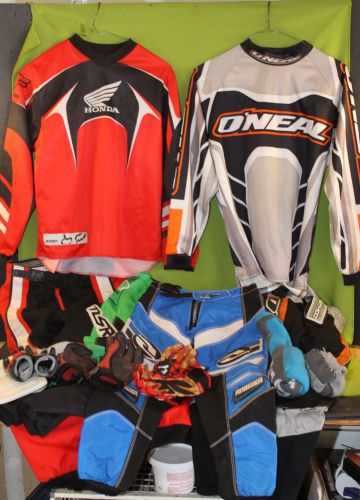 Motorcycle motocross racing clothing &amp; gear pants shirts gloves protectors more!