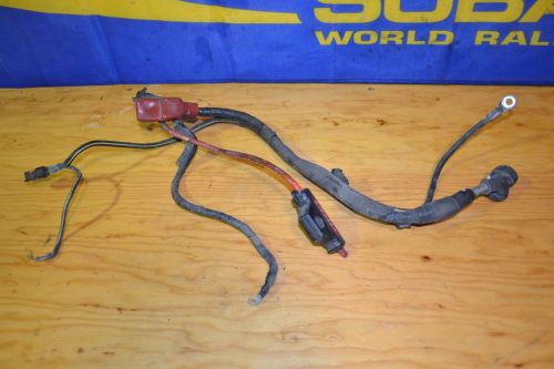 02-05 subaru impreza wrx starter battery wire harness oem factory