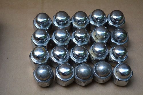 Set of 20 twenty toyota lexus scion wheel lug nuts chrome genuine oem