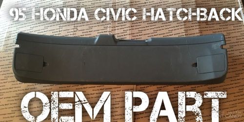 95 honda civic hatchback tail gate plastic cover oem grey inner light 92 93 94