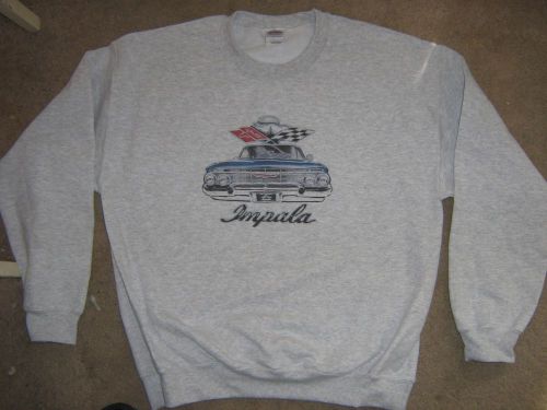 Impala sweatshirt ~ 1961 ~ classic 61 chevy impala ~
