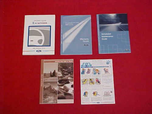 2004 original new ford excursion truck owners manual service guide book kit 04