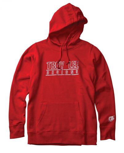 Troy lee designs spark womens pullover hoody red lg