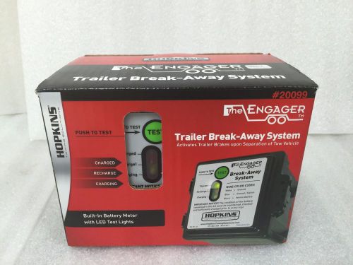 Hopkins towing solution 20099 engager trailer break-away kit w/ mounting plate