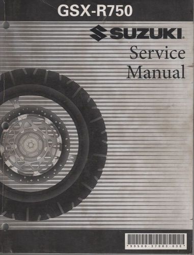 1997-1999 suzuki motorcycle gsx-r750 p/n 99500-37083-03e service manual (583)