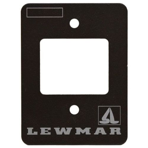Lewmar 68000348 black marine boat windlass circuit breaker switch cover plate