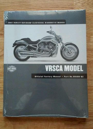 Harley-davidson vrsca electrical diagnostic manual ** 2002 ** 99499-02 ** sealed