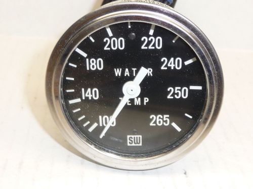 Stewart warner deluxe series mechanical 2-5/8&#034; water temperature gauge 82409-60