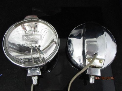 Pair ft lr6 lucas driving lamps (lr6 sealed beams)