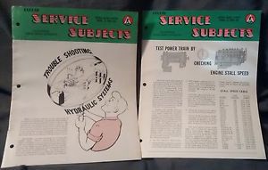 2 vintage 1960 euclid service subjects gm hydraulic systems engine stall speed