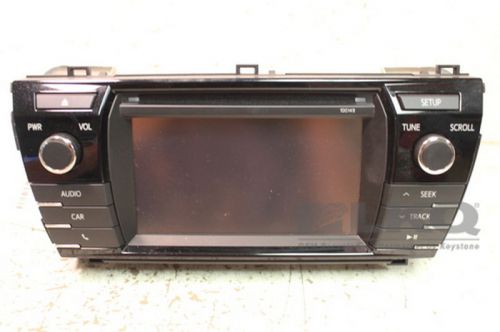 14-15 toyota corolla 100149 6.1 inch display &amp; receiver oem lkq