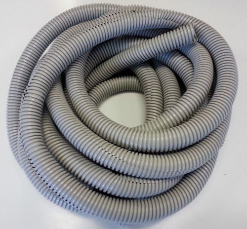 Hotwires split loom colored wire covering grey for auto &amp; rod 1&#034; x10&#039;