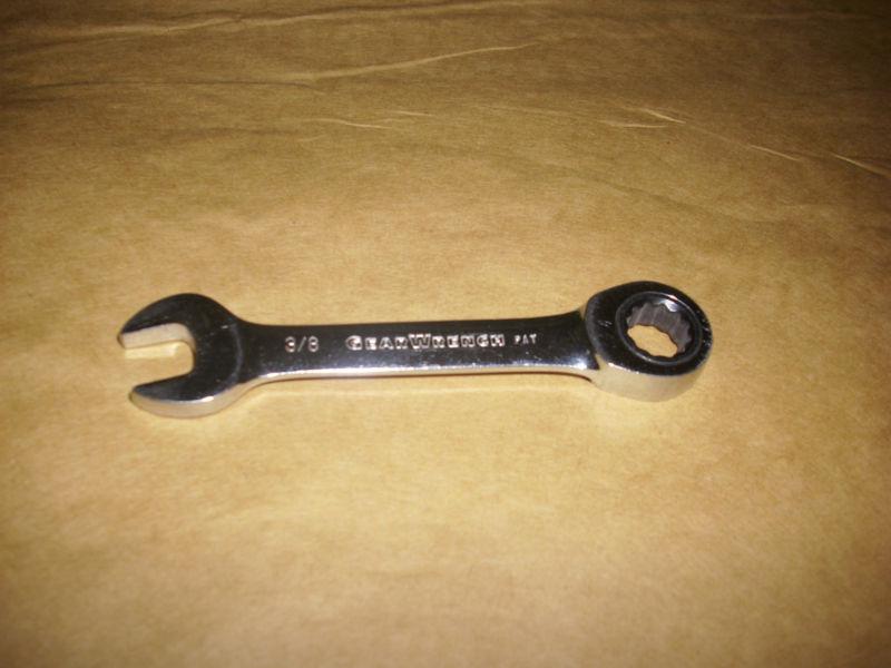 Gearwrench 3/8" stubby combination ratcheting wrench 