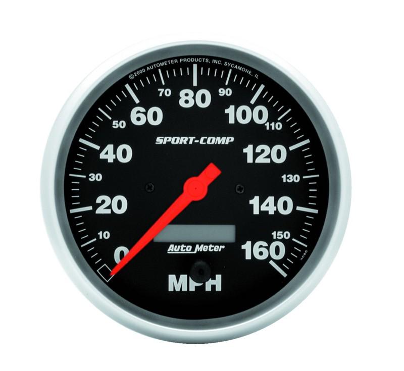 Auto meter 3989 sport-comp; electric programmable speedometer