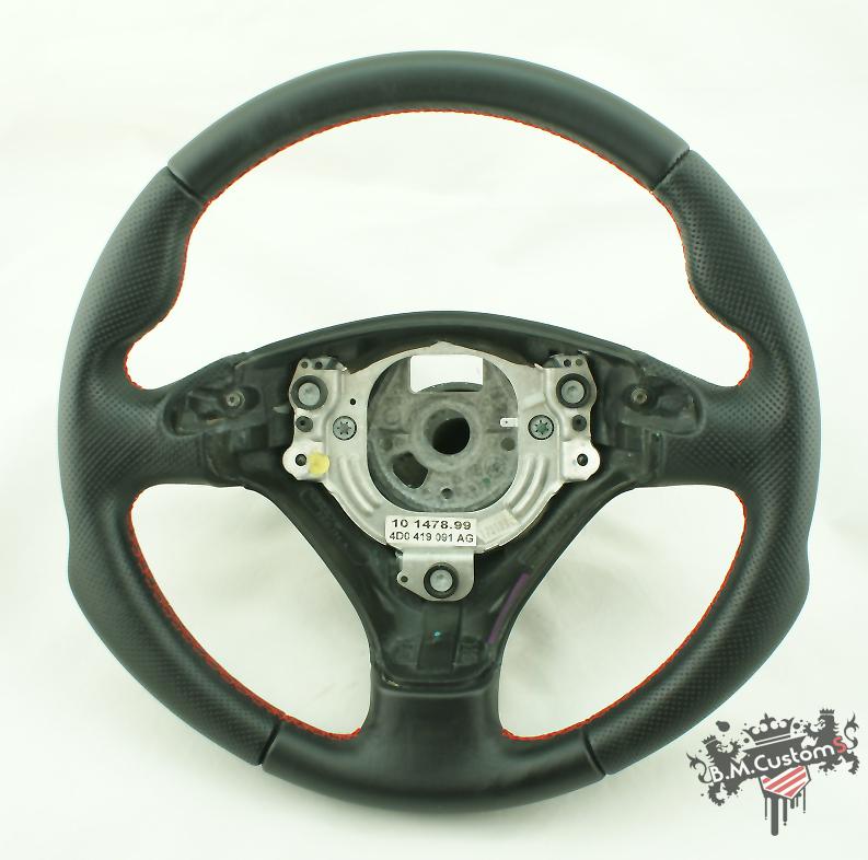 Steering wheel   audi a2 a4 a3 a6 new leather !! stuning 