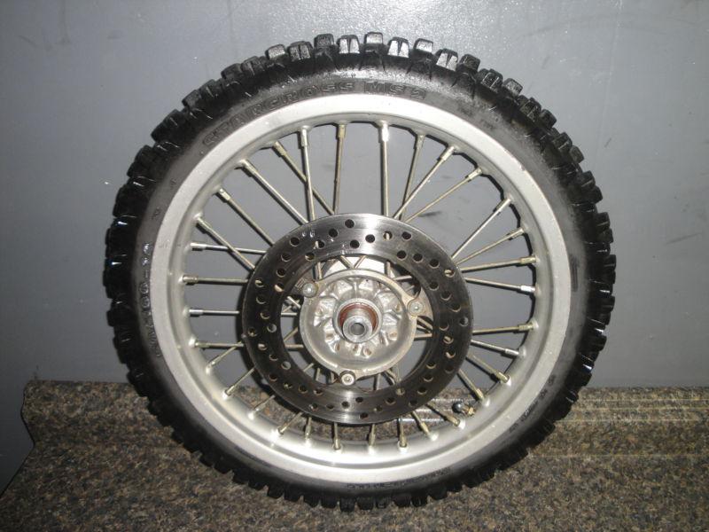 99 00 01 ktm 65 ktm 65 front wheel oem front rim sprocket tire