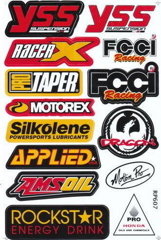 Gp_9st160 sticker decal motorcycle car bike racing tattoo moto motocross truck