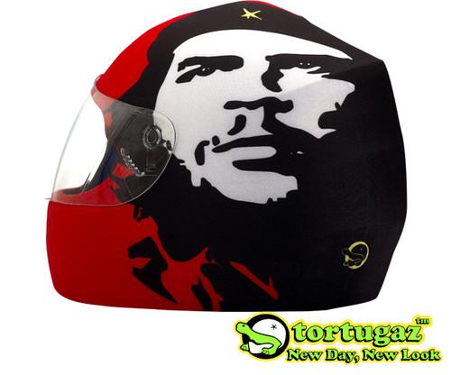 Che guevara style by tortugaz for motorcycle full face helmet cover