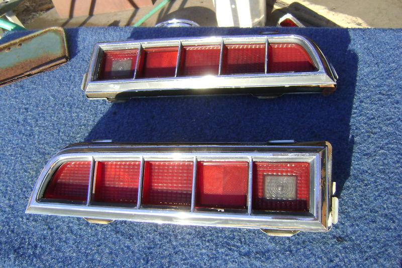 1971 71 ford torino tailights good used pair