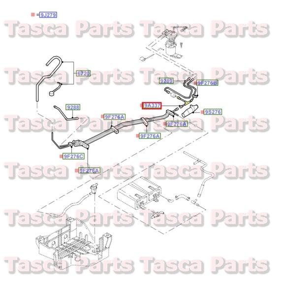 Brand new oem fuel line pipe 2001-2004 ford escape 2.0l zetec & 3.0l duratec