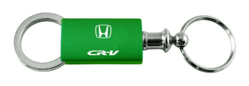 Honda crv green anodized aluminum valet keychain / key fob engraved in usa genu