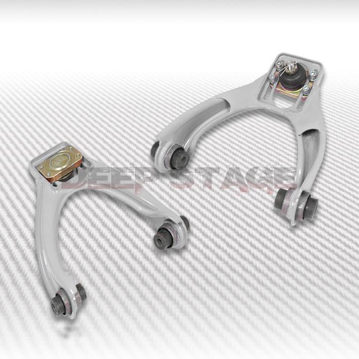 96-00 honda civic lx ex si adjustable high strength ss front camber kit silver