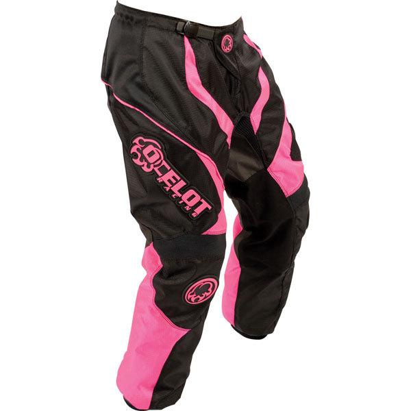 Black/pink 9/10 ocelot mx women's pant 2013 model