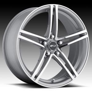 18" msr 048 silver & 225-40-18 tires tl sebring civic tiburon is250 wheels rims