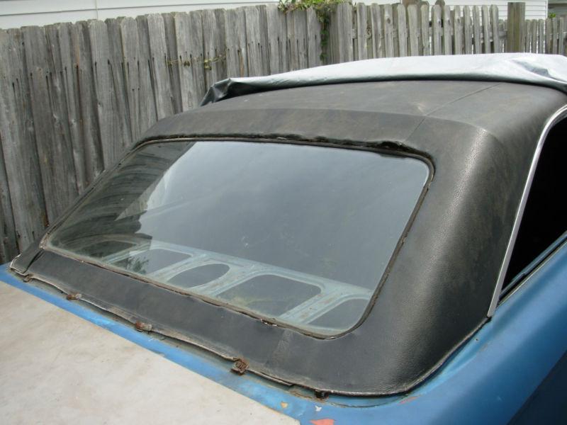 1963 ford galaxie 500 xl 2 dr fastback rear window glass(original ford)