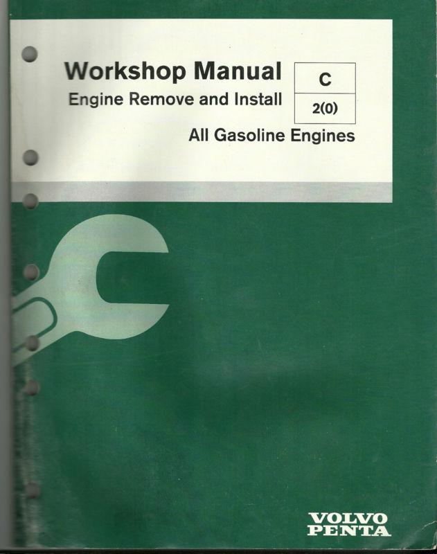 Workshiop manual engine remove and install all gas engines