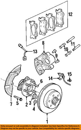 Dodge oem 6502293 brake-hub assembly washer
