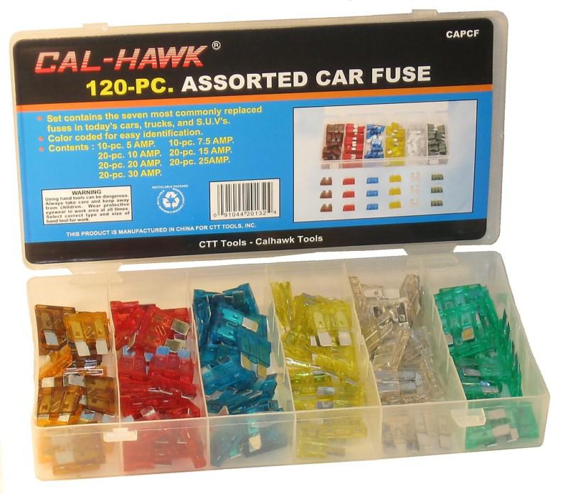 120pc standard auto car ato atc blade fuses automotive fuse assortment kit