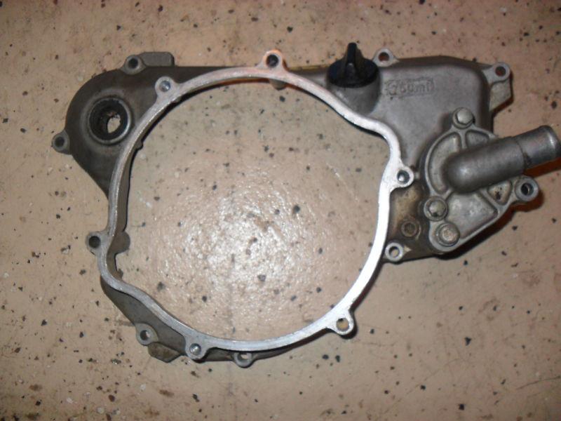 01 02 03 04 suzuki rm 125 rm125 right inner clutch cover engine motor oem cover
