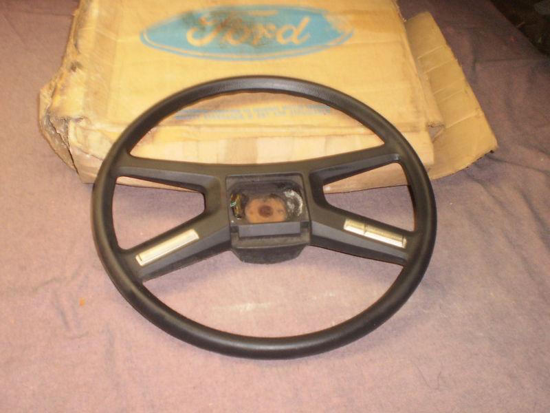 Ford 83,88 ranger steering wheel with cruise switches orig ford nos