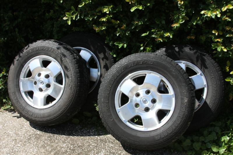 Toyota tundra trd 18 inch wheels and tires