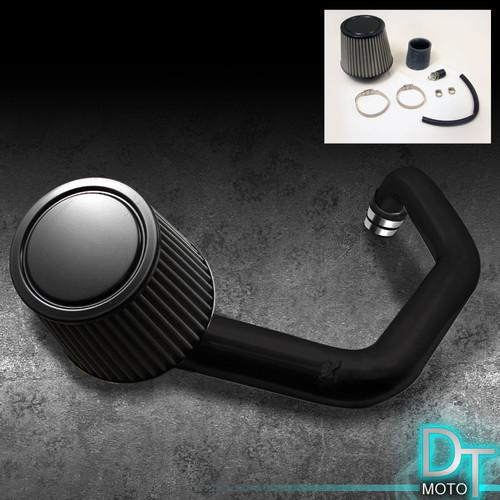 Stainless washable cone filter + cold air intake 94-01 integra gsr blk aluminum