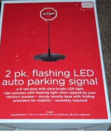 Auto parking signal, flashing led, 2 pk