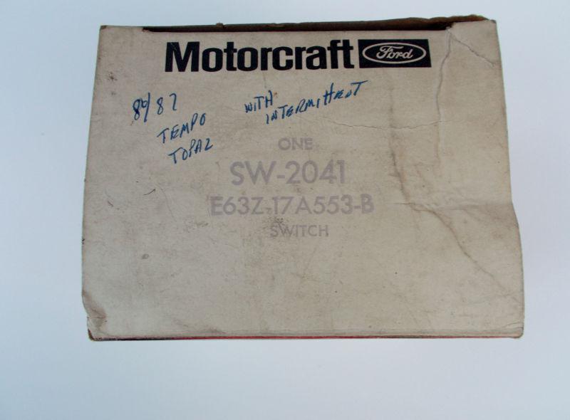 1984-87 tempo and topaz wiper switch motorcraft sw-2041