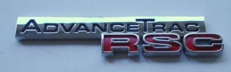 Ford advance trac rsc emblem oem