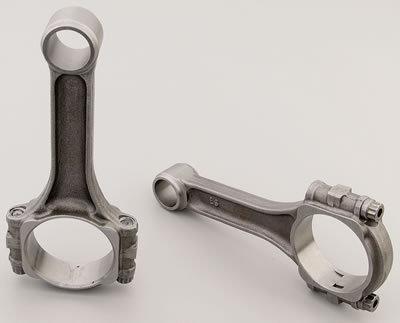 Eagle connecting rod forged 5140 i-beam thru-bolt press-fit chevy small block