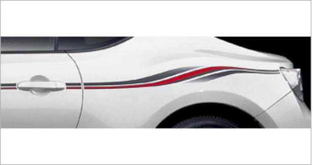 Toyota genuine 86 gt gts car body upper stripe tape sticker jdm scion frs ft86